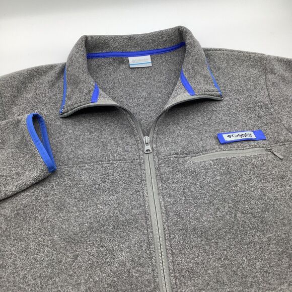 Columbia PFG Mens Long Sleeve Full Zip Fleece Jacket Size‎ Large - Picture 1 of 11